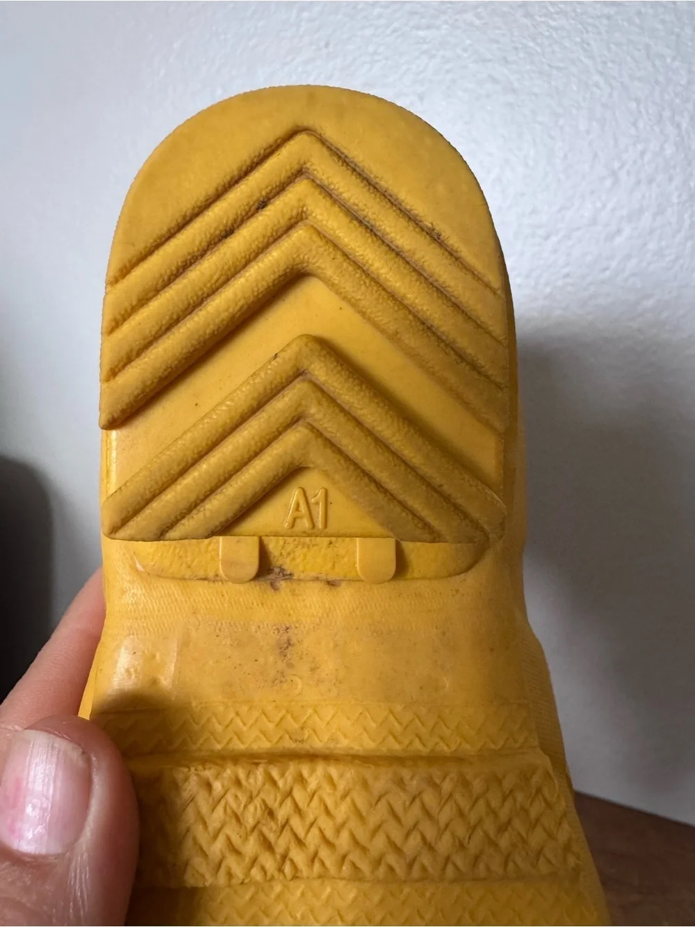 Hunter Yellow Original Play Lace Up Rain Boots Size 1